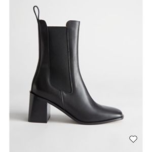 Other stories Heeled Leather Chelsea Boots size 7